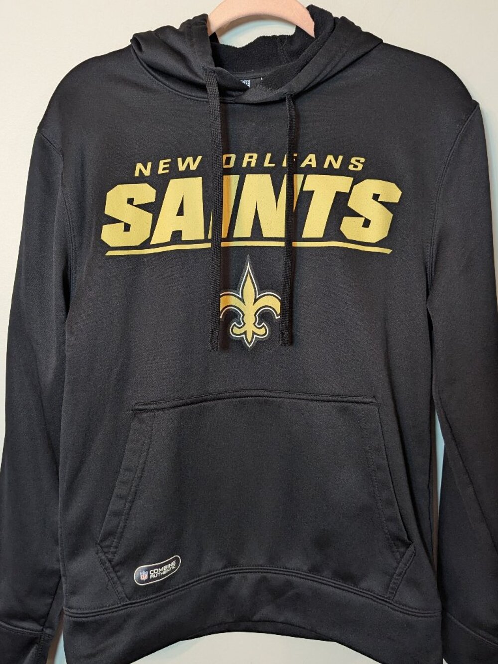 NFL New Orleans Saints Black HOodie Small